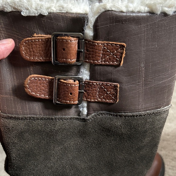 Pajar Brown and Dark Gray Women\'s Winter Boots